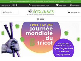 'ecolaines.com' screenshot