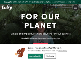 'ecologi.com' screenshot