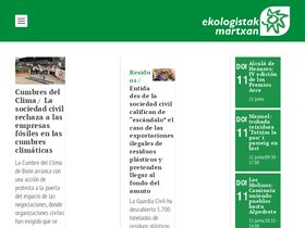 'ecologistasenaccion.org' screenshot