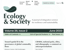 'ecologyandsociety.org' screenshot
