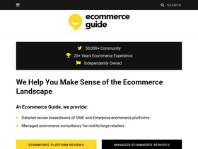 'ecommerceguide.com' screenshot