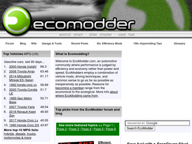 'ecomodder.com' screenshot