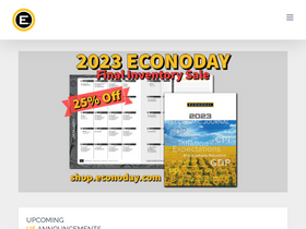 'econoday.com' screenshot