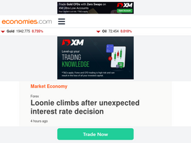 'economies.com' screenshot
