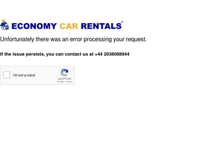 'economycarrentals.com' screenshot