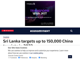 'economynext.com' screenshot