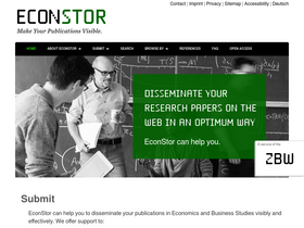 'econstor.eu' screenshot