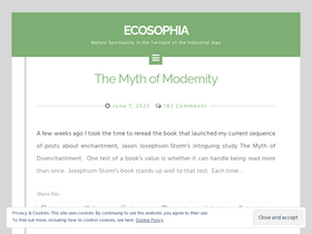 'ecosophia.net' screenshot