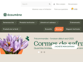 'ecoumene.com' screenshot