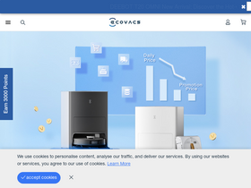 'ecovacs.com' screenshot