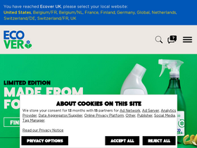 'ecover.com' screenshot