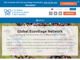 'ecovillage.org' screenshot