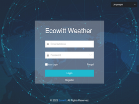'ecowitt.net' screenshot