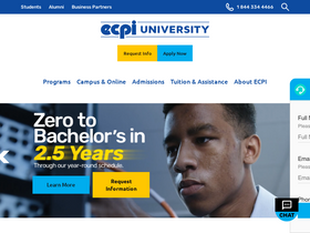 'ecpi.edu' screenshot