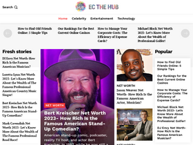 'ecthehub.com' screenshot