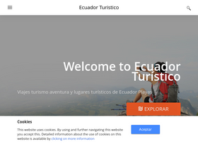 'ecuador-turistico.com' screenshot