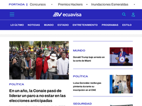 'ecuavisa.com' screenshot