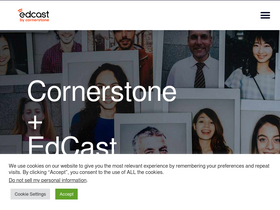 'edcast.com' screenshot