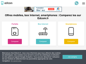 'edcom.fr' screenshot