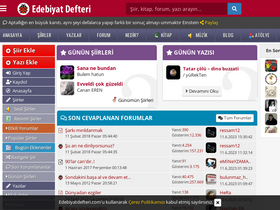 'edebiyatdefteri.com' screenshot