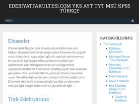 'edebiyatfakultesi.com' screenshot