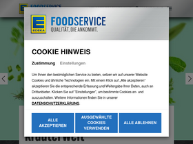 'edeka-foodservice.de' screenshot