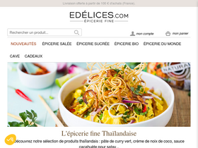 'edelices.com' screenshot