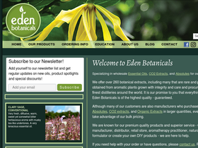 'edenbotanicals.com' screenshot