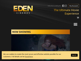 'edencinemas.com.mt' screenshot