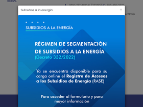 'edesalenergia.com.ar' screenshot