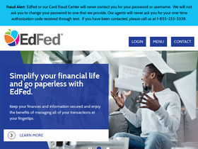 'edfed.org' screenshot