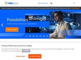 'edgeverve.com' screenshot