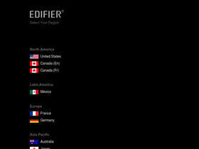 'edifier-online.com' screenshot