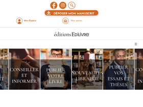 'edilivre.com' screenshot