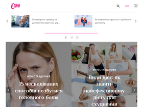 'edinstvennaya.ua' screenshot