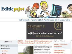 'editiepajot.com' screenshot