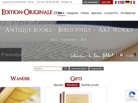 'edition-originale.com' screenshot