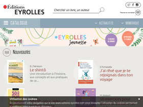'editions-eyrolles.com' screenshot