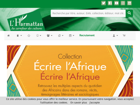 'editions-harmattan.fr' screenshot