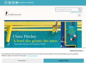 'editionsladecouverte.fr' screenshot