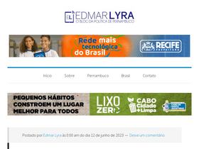 'edmarlyra.com' screenshot