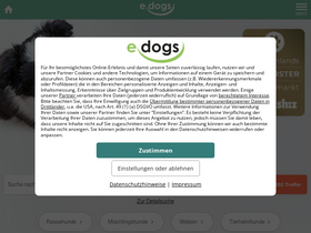 'edogs.de' screenshot