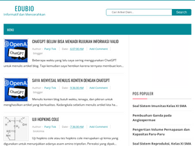 'edubio.info' screenshot