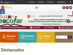 'educacionchiapas.gob.mx' screenshot
