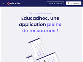 'educadhoc.fr' screenshot