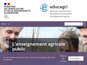 'educagri.fr' screenshot