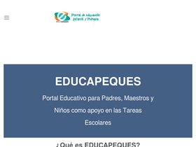 'educapeques.com' screenshot
