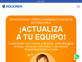 'educrea.cl' screenshot