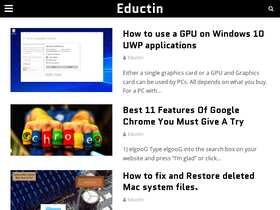 'eductin.com' screenshot