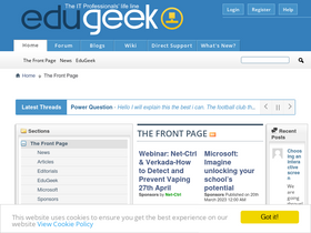 'edugeek.net' screenshot
